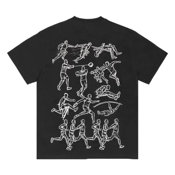 Corteiz Track And Field Tee 'Black'